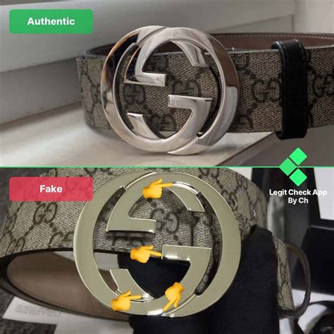 how to spot a fake gucci belt ebay|authentic gucci belt buckle.